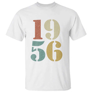 70th Birthday T Shirt Classic Retro 1956 70 Year Old Gifts TS10 White Print Your Wear