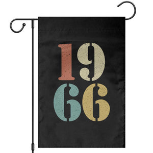 60th Birthday Garden Flag Classic Retro 1966 60 Year Old Gifts TS10 Black Print Your Wear