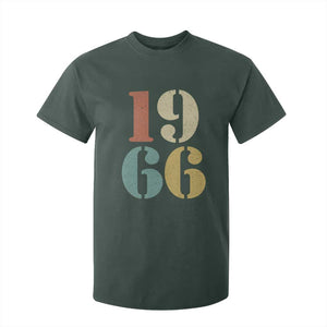 60th Birthday T Shirt For Kid Classic Retro 1966 60 Year Old Gifts TS10 Dark Forest Green Print Your Wear