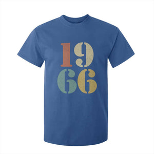 60th Birthday T Shirt For Kid Classic Retro 1966 60 Year Old Gifts TS10 Royal Blue Print Your Wear