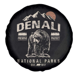 Denali National Park Spare Tire Cover Alaska Mountain Mountain Camping Hiking Mountaineering TS10 Print Your Wear