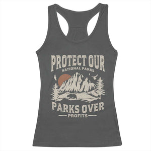 Protect Our National Parks Racerback Tank Top Camping Hiking TS10 Dark Heather Print Your Wear