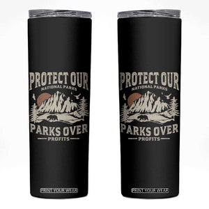 Protect Our National Parks Skinny Tumbler Camping Hiking TS10 Black Print Your Wear