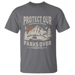 Protect Our National Parks T Shirt Camping Hiking TS10 Charcoal Print Your Wear