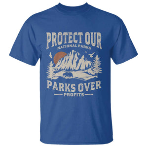 Protect Our National Parks T Shirt Camping Hiking TS10 Royal Blue Print Your Wear