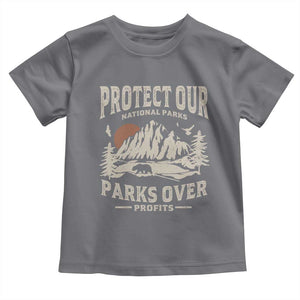 Protect Our National Parks Toddler T Shirt Camping Hiking TS10 Charcoal Print Your Wear