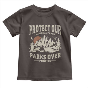 Protect Our National Parks Toddler T Shirt Camping Hiking TS10 Dark Chocolate Print Your Wear