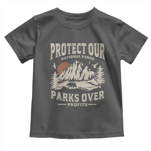 Protect Our National Parks Toddler T Shirt Camping Hiking TS10 Dark Heather Print Your Wear