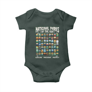 Protect Our National Parks Baby Onesie 63 Parks Over Profits Camping Hiking Sunrise Pine Tree TS10 Print Your Wear