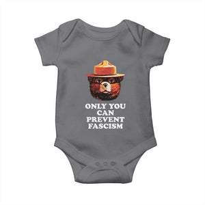 Protect Our National Parks Baby Onesie NPS Bear TS10 Charcoal Print Your Wear