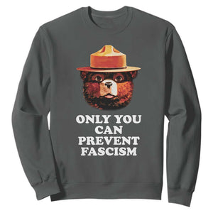 Protect Our National Parks Sweatshirt NPS Bear TS10 Dark Heather Print Your Wear