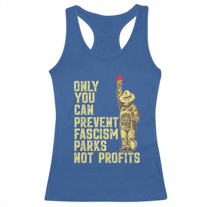 Protect Our National Parks Racerback Tank Top Bear Progressive Funny Gift TS10 Royal Blue Print Your Wear