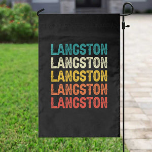 Langston Garden Flag Oklahoma Retro Vintage City