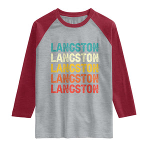 Langston Raglan Shirt Oklahoma Retro Vintage City