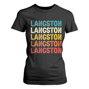 Langston T Shirt For Women Oklahoma Retro Vintage City
