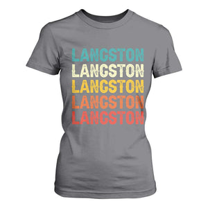 Langston T Shirt For Women Oklahoma Retro Vintage City