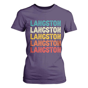 Langston T Shirt For Women Oklahoma Retro Vintage City