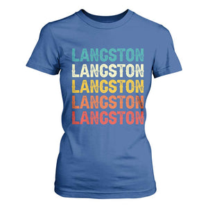 Langston T Shirt For Women Oklahoma Retro Vintage City