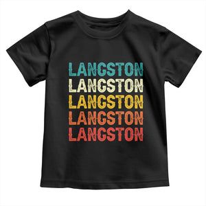 Langston Toddler T Shirt Oklahoma Retro Vintage City