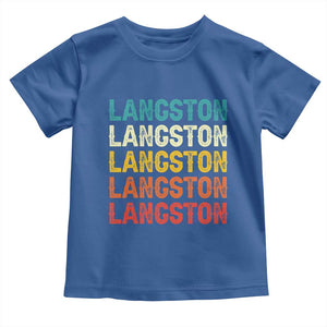 Langston Toddler T Shirt Oklahoma Retro Vintage City
