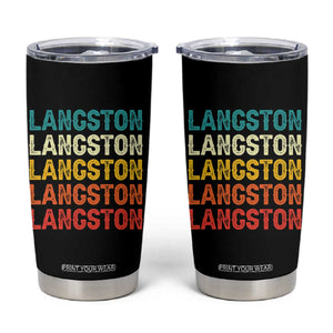 Langston Tumbler Cup Oklahoma Retro Vintage City
