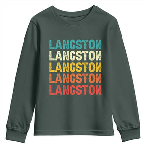 Langston Youth Sweatshirt Oklahoma Retro Vintage City