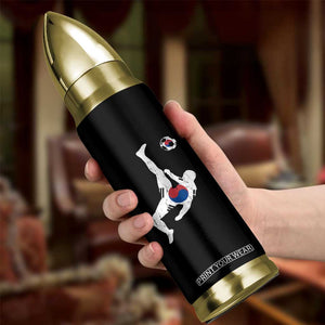 South Korea Soccer Bullet Tumbler Bicycle Kick Silhouette Korean Flag TS10 Print Your Wear