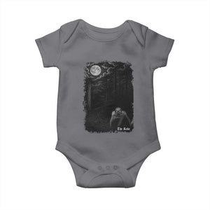 Rake Creepypasta Baby Onesie Cryptid Series Cryptozoology Gift Creepy Horror Halloween TS10 Charcoal Print Your Wear