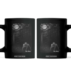 Rake Creepypasta Coffee Mug Cryptid Series Cryptozoology Gift Creepy Horror Halloween TS10 Black Print Your Wear