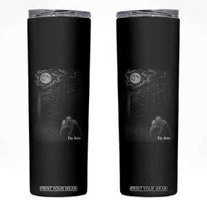 Rake Creepypasta Skinny Tumbler Cryptid Series Cryptozoology Gift Creepy Horror Halloween TS10 Black Print Your Wear