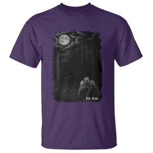 Rake Creepypasta T Shirt Cryptid Series Cryptozoology Gift Creepy Horror Halloween TS10 Purple Print Your Wear