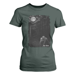 Rake Creepypasta T Shirt For Women Cryptid Series Cryptozoology Gift Creepy Horror Halloween TS10 Dark Forest Green Print Your Wear