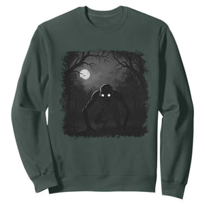 Rake Creepypasta Sweatshirt Creepy Cryptid Series Cryptozoology Gift Halloween TS10 Dark Forest Green Print Your Wear