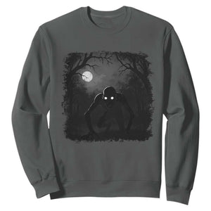 Rake Creepypasta Sweatshirt Creepy Cryptid Series Cryptozoology Gift Halloween TS10 Dark Heather Print Your Wear
