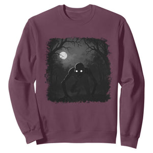 Rake Creepypasta Sweatshirt Creepy Cryptid Series Cryptozoology Gift Halloween TS10 Maroon Print Your Wear