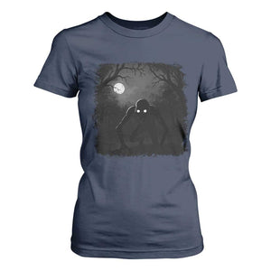 Rake Creepypasta T Shirt For Women Creepy Cryptid Series Cryptozoology Gift Halloween TS10 Navy Print Your Wear
