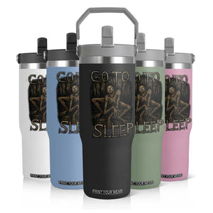 Rake Creepypasta Flip Straw Tumbler Creepy Cryptid Series Alt Goth Grunge Horror Aesthetic TS10 Print Your Wear