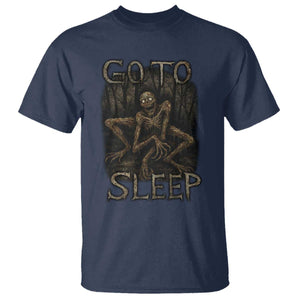 Rake Creepypasta T Shirt Creepy Cryptid Series Alt Goth Grunge Horror Aesthetic TS10 Navy Print Your Wear