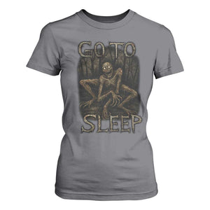 Rake Creepypasta T Shirt For Women Creepy Cryptid Series Alt Goth Grunge Horror Aesthetic TS10 Charcoal Print Your Wear