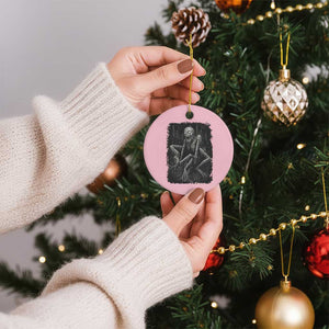 Creepy Rake Ceramic Ornament Creepypasta Cryptid Series Alt Goth Grunge Horror Aesthetic TS10 1pc Light Pink Print Your Wear