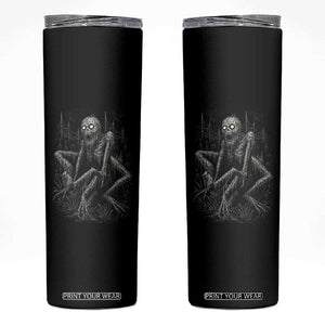 Creepy Rake Skinny Tumbler Creepypasta Cryptid Series Alt Goth Grunge Horror Aesthetic TS10 Black Print Your Wear