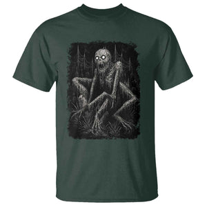 Creepy Rake T Shirt Creepypasta Cryptid Series Alt Goth Grunge Horror Aesthetic TS10 Dark Forest Green Print Your Wear