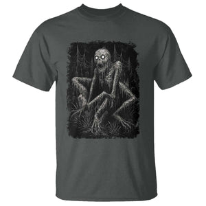 Creepy Rake T Shirt Creepypasta Cryptid Series Alt Goth Grunge Horror Aesthetic TS10 Dark Heather Print Your Wear