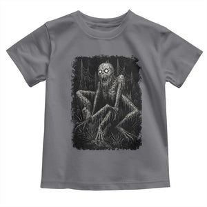Creepy Rake Toddler T Shirt Creepypasta Cryptid Series Alt Goth Grunge Horror Aesthetic TS10 Charcoal Print Your Wear