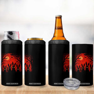 Rake Creepypasta 4 in 1 Can Cooler Tumbler Creepy Cryptid Series Horror Goth Alt Alternative Art TS10 Print Your Wear