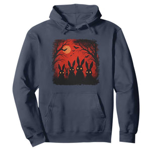 Rake Creepypasta Hoodie Creepy Cryptid Series Horror Goth Alt Alternative Art TS10 Navy Print Your Wear