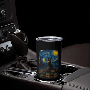 Creepy Cute Bunny Rabbits Tumbler Cup Alt Goth Grunge Dark Horror Starry Night Van Gogh Aesthetic TS10 Print Your Wear