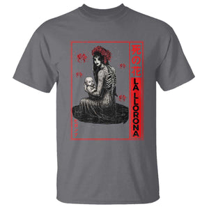 La Llorona T Shirt Folklore Japanese Spider Lily Soft Grunge Anime Aesthetic Flower TS10 Charcoal Print Your Wear