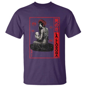 La Llorona T Shirt Folklore Japanese Spider Lily Soft Grunge Anime Aesthetic Flower TS10 Purple Print Your Wear