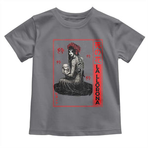 La Llorona Toddler T Shirt Folklore Japanese Spider Lily Soft Grunge Anime Aesthetic Flower TS10 Charcoal Print Your Wear